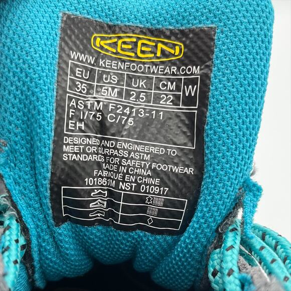 Keen Utility Women's Springfield Aluminum Toe Safety Shoe in Grey Size 5M - Picture 8 of 9